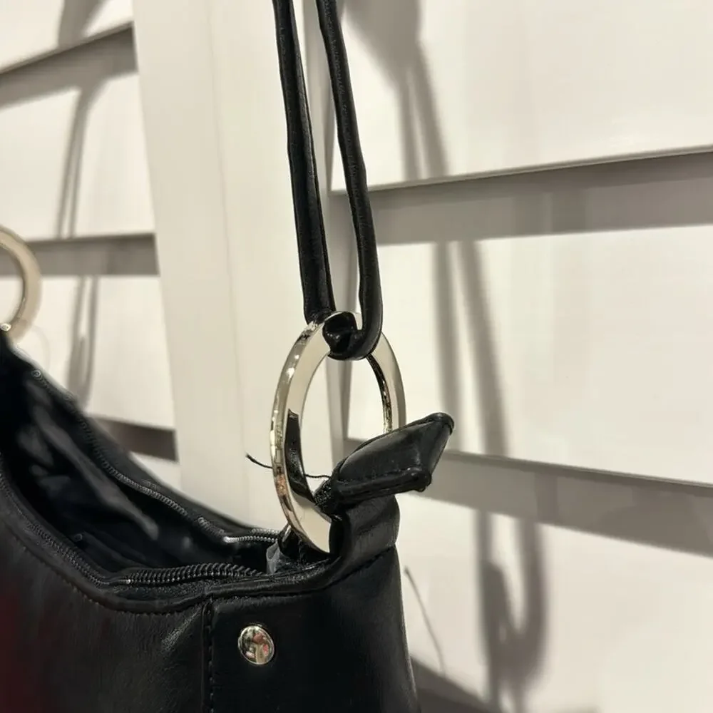 Non branded NWT Combo Shoulder and Crossbody Bag in black. - Picture 6 of 12